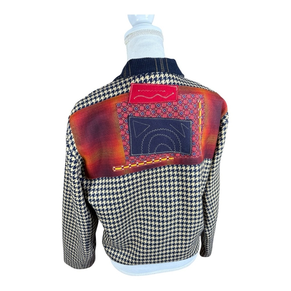 Canvas Backs Women's Multicolor Patchwork Blazer - image 4